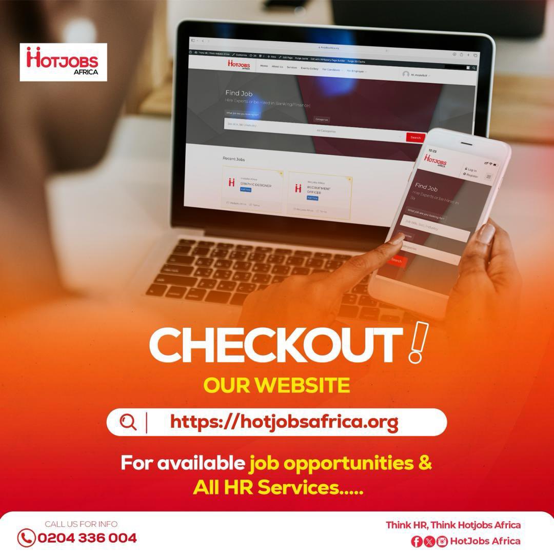 Are you searching for the perfect professional opportunity? 

Follow HotJobs Africa (@hotjobsafrica) to discover your dream job today! Let me know if you land something exciting.