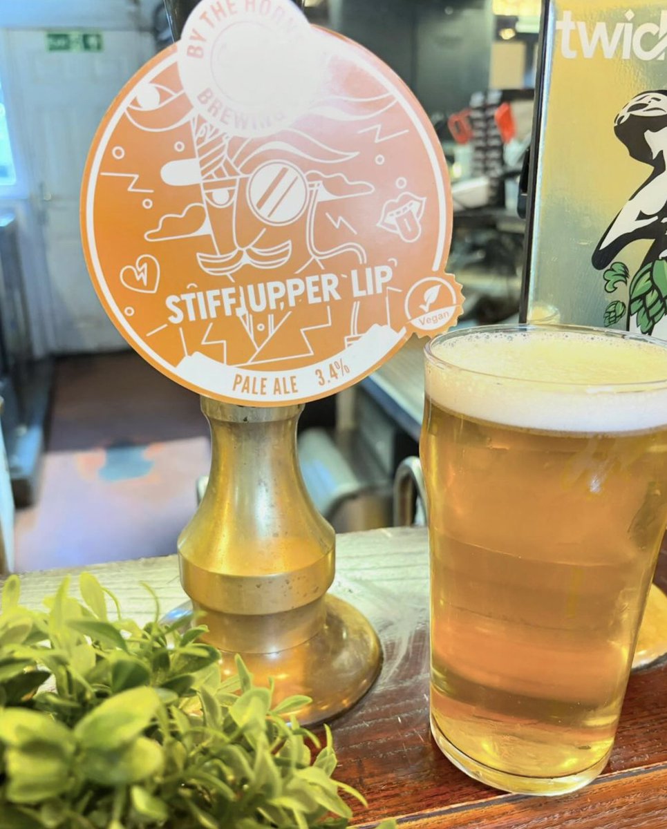 New Pale Ale!! Come and try the stiff upper lip 🍻main @bythehornsbrew