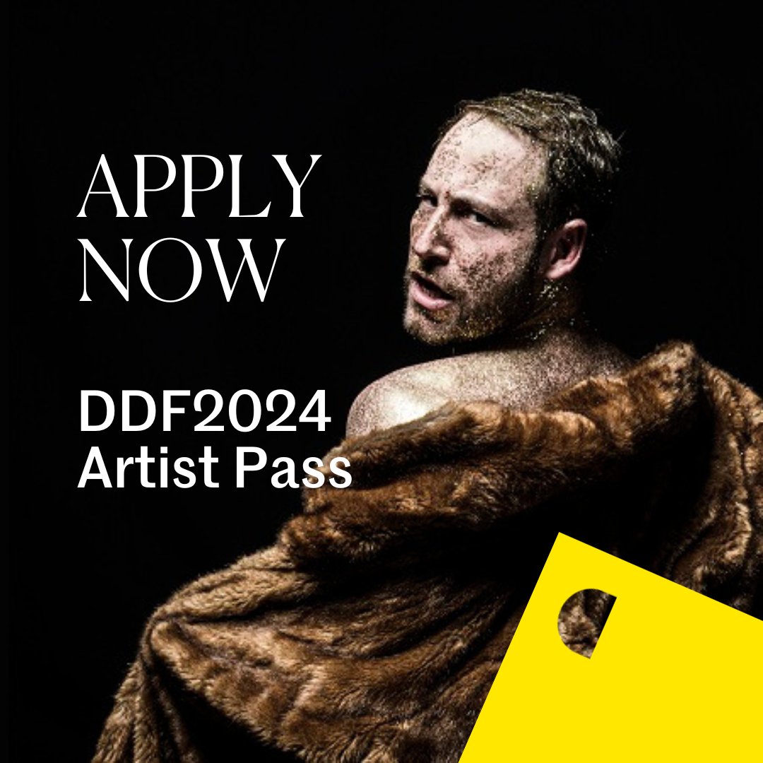 📢 Applications are OPEN 📢 The DDF Artist Pass is back! Apply now to secure your place on this valuable programme that offers emerging and early career artists an opportunity to develop their artistic careers. Find out more and apply here: bit.ly/DDF2024_Artist… #DDF2024