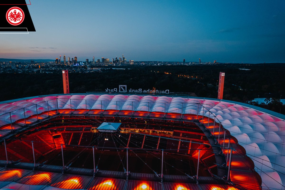 ❤️‍🔥🏟️ Flutlichtfreitag in Frankfurt. Morgen um diese Zeit. Wir sind ready! #SGE | #SGESVW