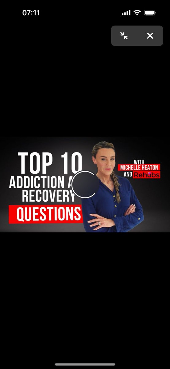 Michelle Heaton | 10 addiction and recovery questions youtu.be/N0oC_mhT2Jo?si… via @YouTube