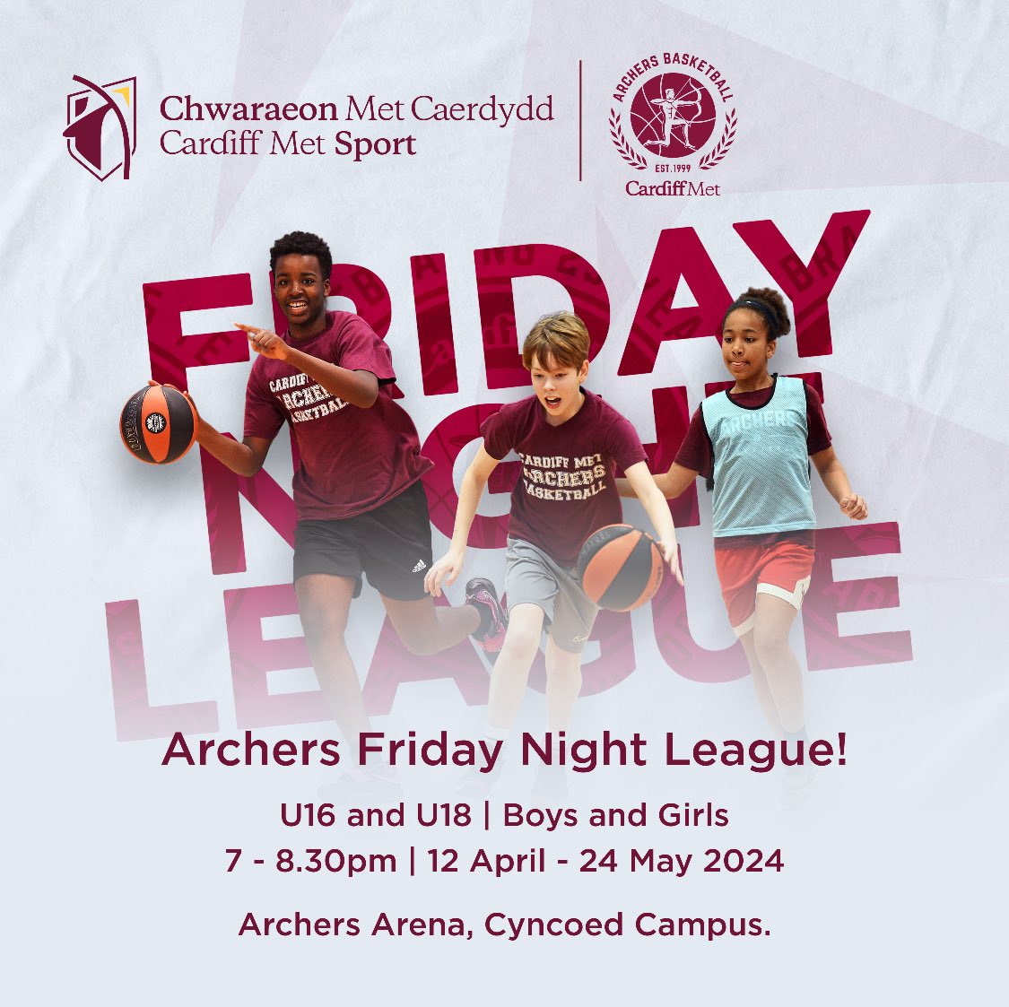 𝗙𝗿𝗶𝗱𝗮𝘆 𝗡𝗶𝗴𝗵𝘁 𝗟𝗲𝗮𝗴𝘂𝗲 The league will run for 6 weeks from Fri 12th April-24th May (excluding 17th May). Spaces are limited so sign up by Wednesday 10th April to secure your space. All clubs welcome! Don’t miss out👇 ejw.appmicrosite.com/micro/info/1dd… #ArcherFamily25