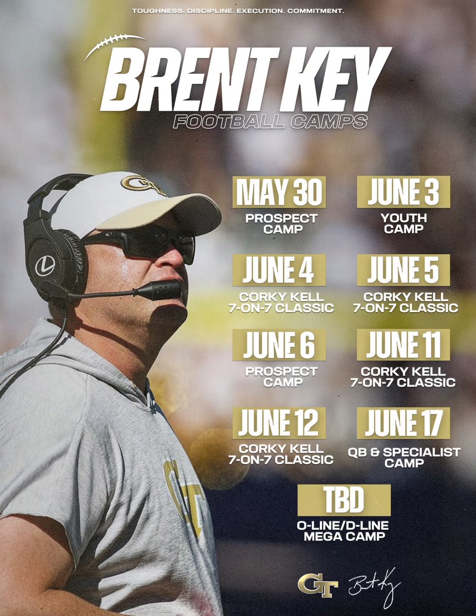 Fast approaching ….spring ball in May then camp season ..! #GreaT #GoJackets