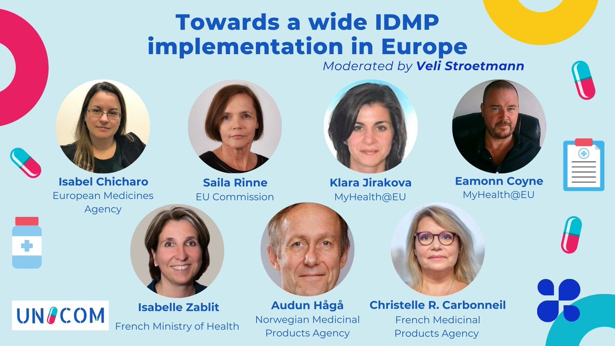 A great promise is becoming reality: the #IDMP implementation 🌐

The UNICOM final conference brings key public actors and decision makers at the same table to discuss the project successes and what's next.

🗓️26 April 2024 | Brussels &amp; online

Register ➡️ bit.ly/3xpaCC5