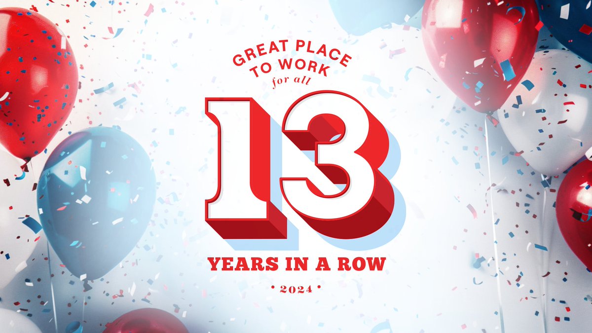 For the 13th year in a row, we're proud to be listed on @FortuneMagazine 100 Best Companies to Work by @GPTW_US, and another year as #19! 🎉 

Thank you to all our employees for making WWT a #GPTW4All year after year! ms.spr.ly/6017c0RJR