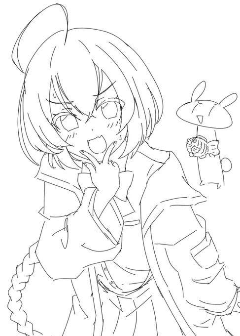 勝手にフォロワッサンの絵を描いてる
だーれだ!
#だいだいらすと 