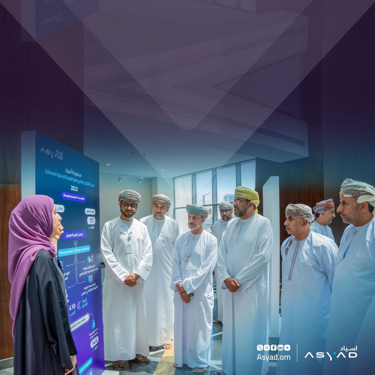 #ASYADGroup posts stellar 2023 #ICV figures with OMR 17 million spent on procurement and contracts with #SMEs in #Oman, delivering its strategy of enabling local companies and partnering with the private sector to drive economic growth and innovation across logistics.