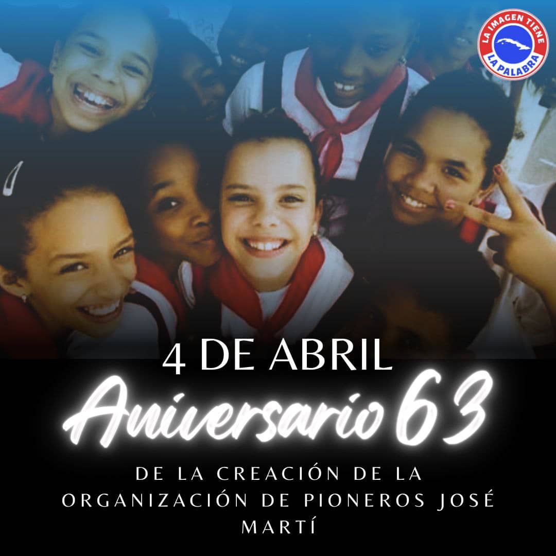 Hoy están de aniversario dos organizaciones eternamente jóvenes: la UJC y la OPJM. Felicitamos a quienes hoy las integran y a quienes recuerdan con añoranza sus vivencias en ellas. Es felicitar a #Cuba entera. #CreaTuFelicidad.