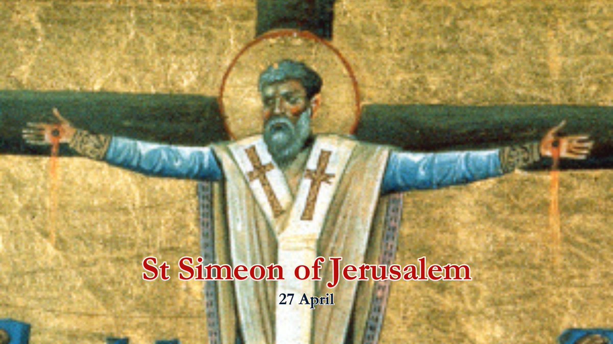 Today is the feast of St Simeon of Jerusalem!

#christianity #catholicism #salesians #faith #religion #easter #prayers #prayforus