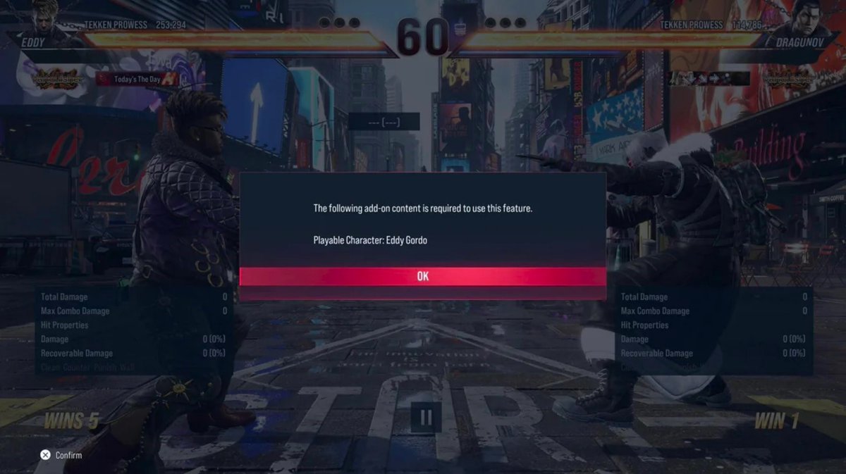 This is not good. It seems that you can't properly use the 'Live Takeover' feature in Replays if you've faced off against Eddy but don't have him as DLC. What does this mean? You can't properly practice and analyze your gameplay against DLC characters. Even if you have zero…