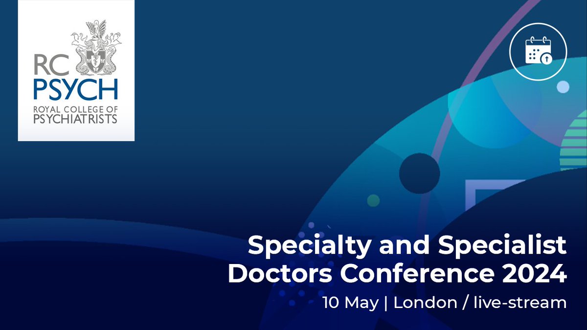 Have you booked your place on the Specialty and Specialist Doctors @RCPsychSASdocs Conference 2024? We have a fantastic programme & speakers, including @subodhdave1 @RamkissonR1 @DrKathrynP and many more! View the full programme & register: bit.ly/sasconf24 #SASPsych24