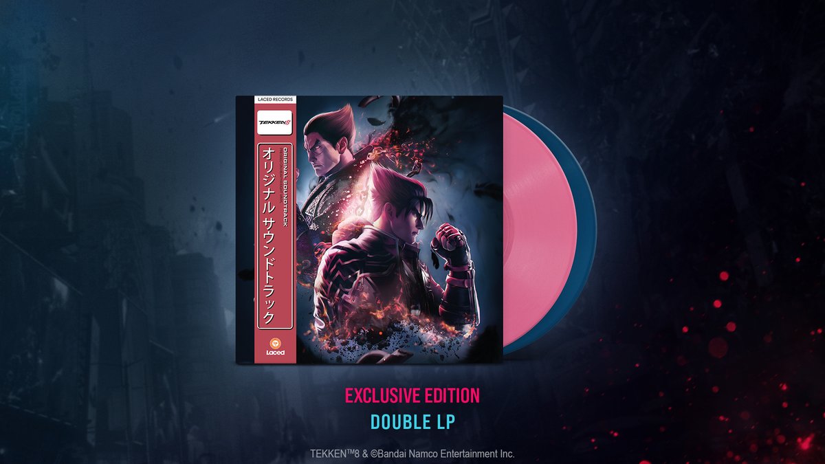 👊 FIST MEETS FATE as needle meets groove 🎶 Pre-orders are open for your choice of @TEKKEN 8 soundtrack vinyl sets: lacedrecords.com ~ Limited Edition 5LP box set ~ ~ Exclusive Edition 2LP ~ #TEKKEN8 #videogames