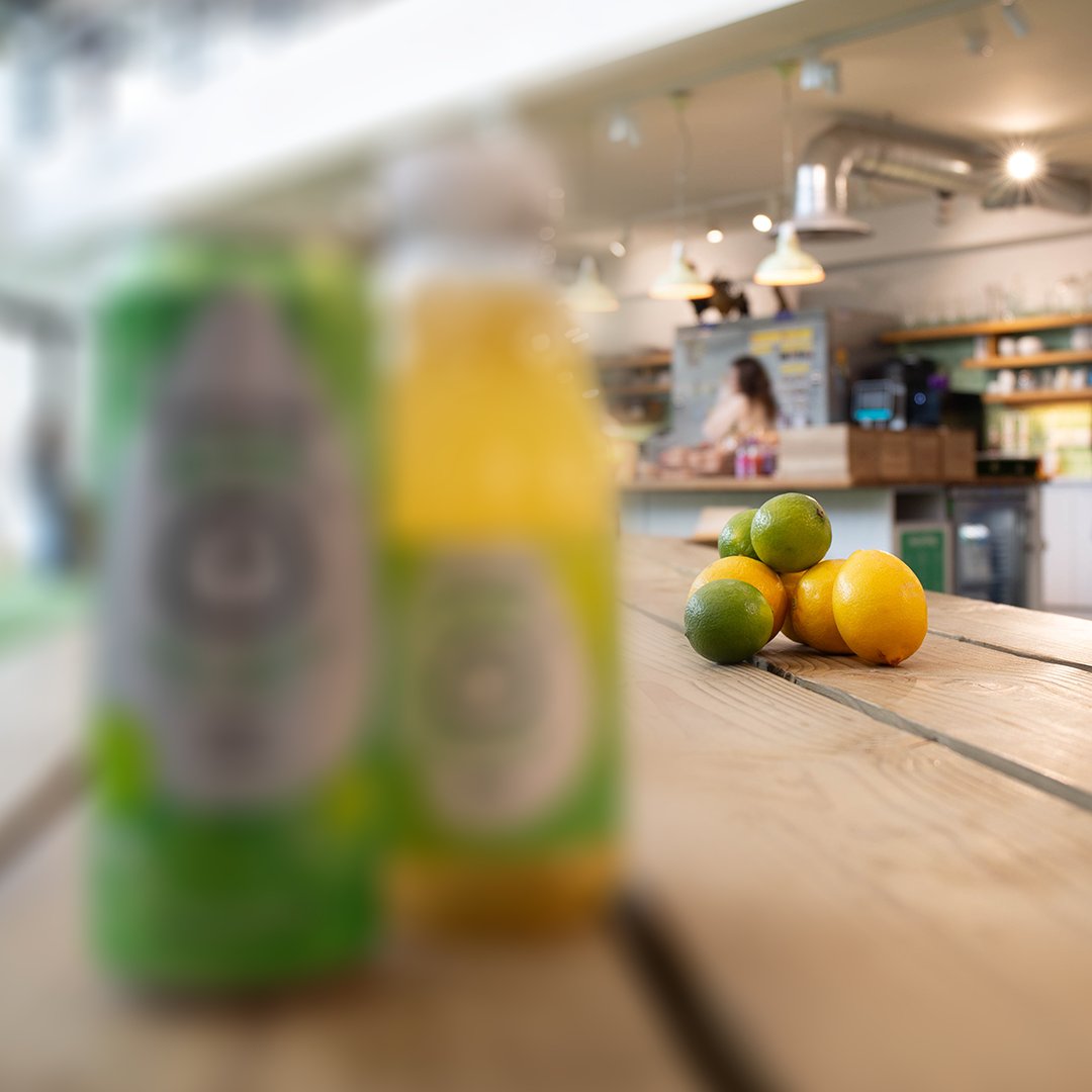 WE'VE GOT SOME EXCITING NEWS Only thing is, we can't tell you. So we took a photo of what we can't tell you about and made it blurry instead. But we did add a little hint in the background. Bonus hint: It's not a lemon and lime cheesecake. We'll leave that one to Saku.