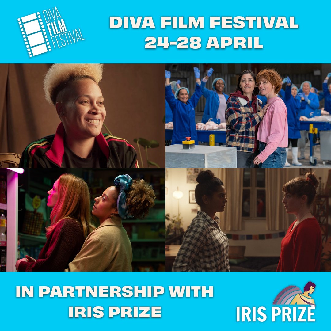 We're thrilled to share our partnership with the new @divamagazine Film Festival! The 1st DIVA Film Festival takes place @thegardencinema April 24-28 during Lesbian Visibility Week & includes some highlights from the Iris Prize Festival 23 programme! ℹ️ tinyurl.com/4v4b6t93