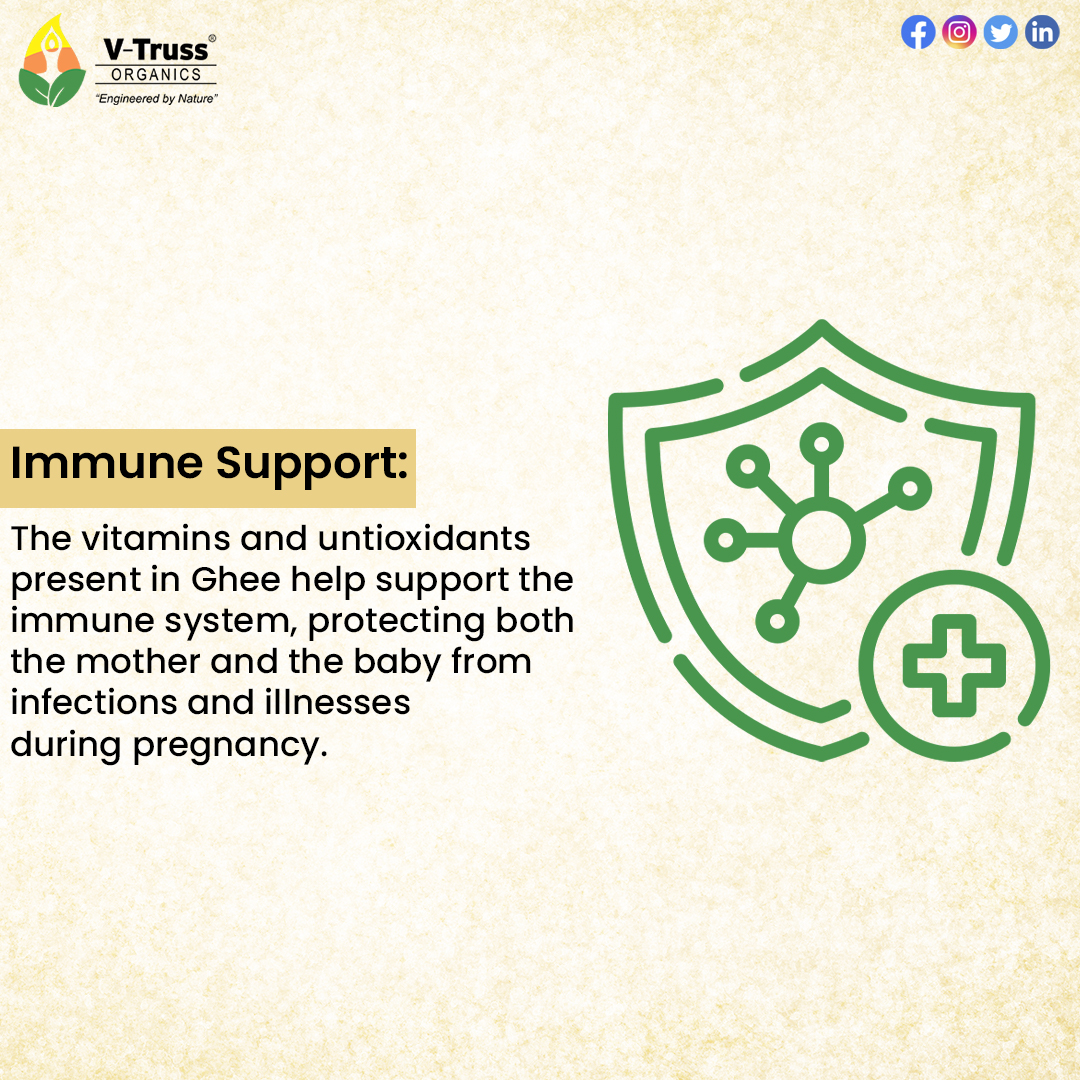 VTrussOrganics's tweet photo. Golden goodness for mom-to-be! 🥰
Swipe through to unlock the amazing benefits of ghee during pregnancy.🥳

𝐅𝐨𝐫 𝐦𝐨𝐫𝐞 𝐝𝐞𝐭𝐚𝐢𝐥𝐬 –
📱 : 9119374371
📩 : vcare@vtrussorganics.com
🌐 : https://t.co/cTs4woKpd0

#vtruss #vtrusssorganics #GirCowGhee #A2BilonaGhee #PureDesi https://t.co/I1TGZf7k9Q