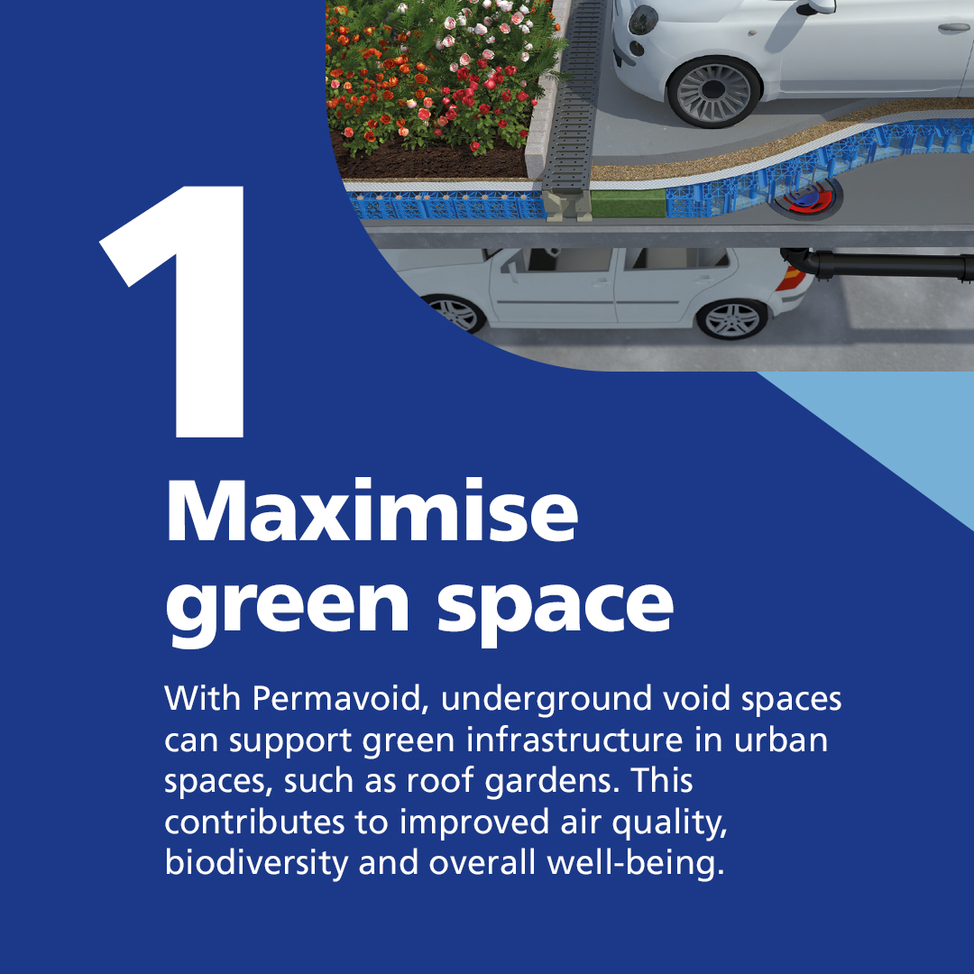PolypipeME's tweet image. April marks #NationalLandscapeArchitectureMonth. And, as the cities around us continue to grow, so should its greenery.

Swipe to learn about how Polypipe’s Permavoid solution is helping more cities to facilitate green infrastructure – and why it matters ➡️

#Permavoid