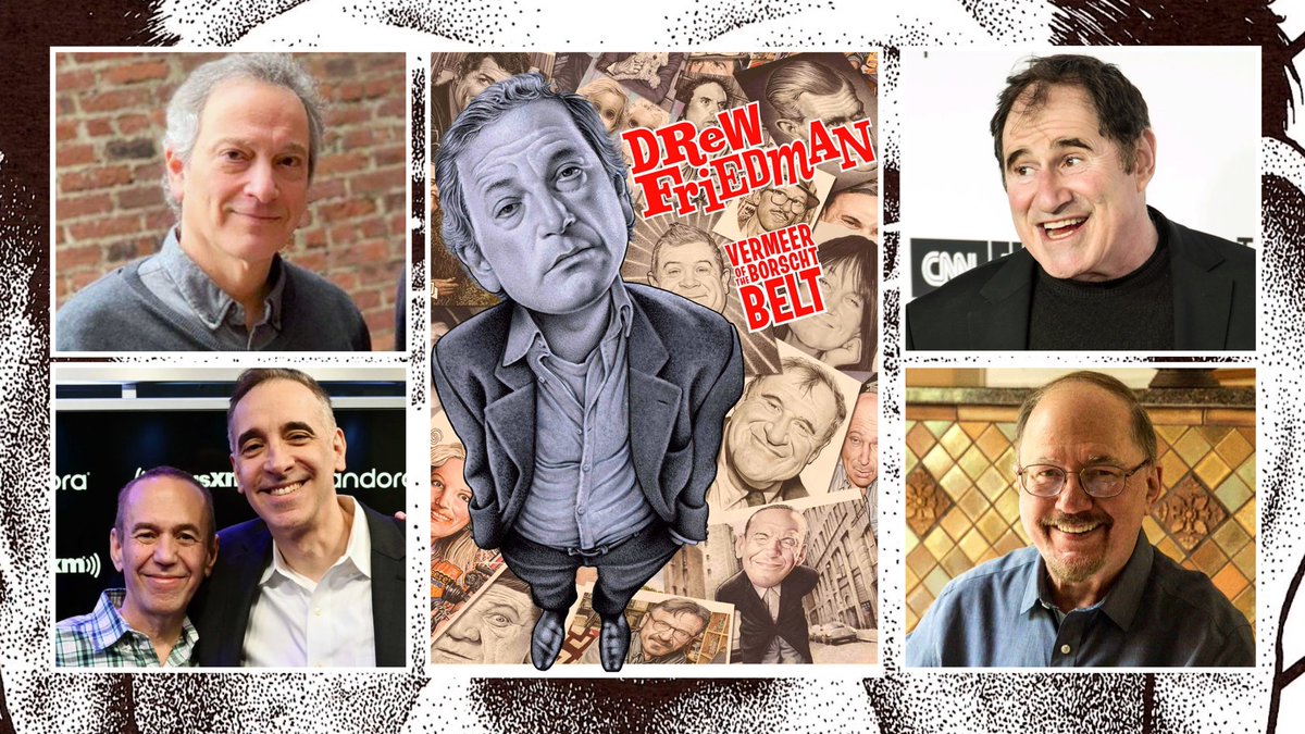 To coincide with the recent screening of the in-progress @Borschtdoc, #GGACP revisits this CLASSIC conversation as guests and friends DREW FRIEDMAN, @ItsRupertHolmes & @RealRichardKind celebrate the show's 200th episode! Listen NOW at gilbertpodcast.com! @Franksantopadre