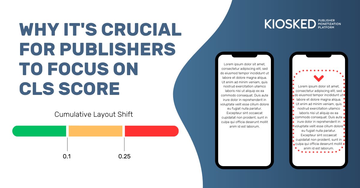 Boost your website's success now! 🌟 Our latest blog reveals why a great CLS score is key for publishers—improving user experience, site performance, and monetization. Learn how to enhance yours! 🚀
#CLSscore #Monetization #OnlineAds
Link: kiosked.com/blog/why-its-c…