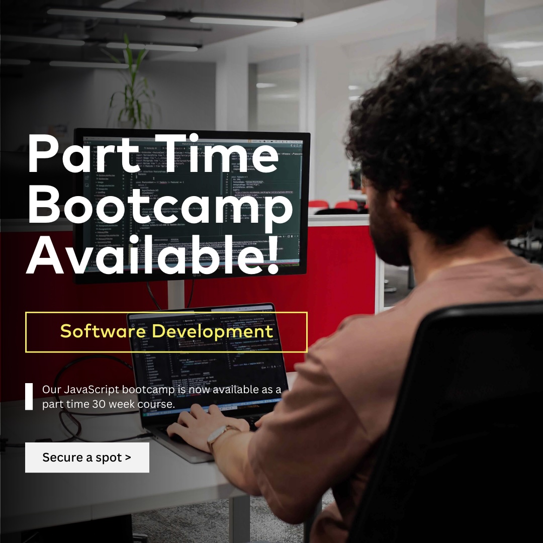 Exciting news! Our part time bootcamp is now available 🚀 Your path to becoming a software developer just got more flexible with our new part-time bootcamp! Find out more and apply today: loom.ly/ixezEgk #Northcoders #PartTimeBootcamp