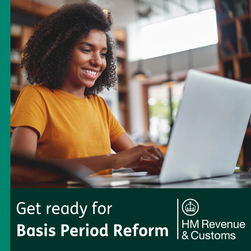 HMRCgovuk's tweet photo. Are you self-employed or in a trading partnership? 📣

All unincorporated businesses whose accounting year end doesn’t match the tax year are now required to move to the new tax year basis (known as Basis Period Reform). ☑️

Use our new online guidance below to find out more. 👇
