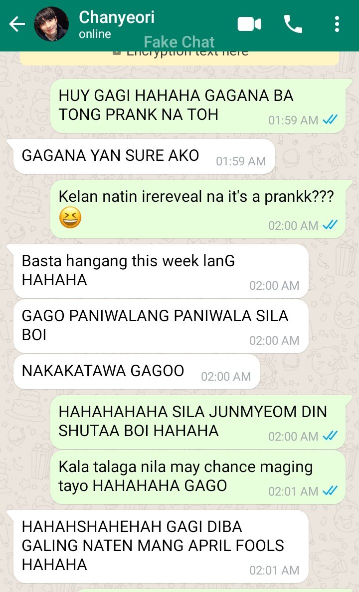 _cbhaus's tweet photo. APRIL FOOLS TO APRIL IT'S TRUE NA gag-

CHANBAEK SNS AU 

kung saan prank lang naman talaga dapat na sila na kaso maraming naloko at sumuporta hindi tuloy nila masabi ang totoo. kaya naman ang next plan ay ang break up nila. The question is, magagawa rin ba nila ng maayos yon? https://t.co/broMadvbKp