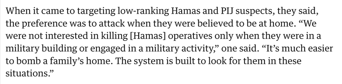 Remember when we were told children were being killed in Gaza because Hamas was using them as human shields? Now we know the real reason. When Israel wanted to kill someone, they waited till he went home, then dropped a bomb on the building, killing the whole family.