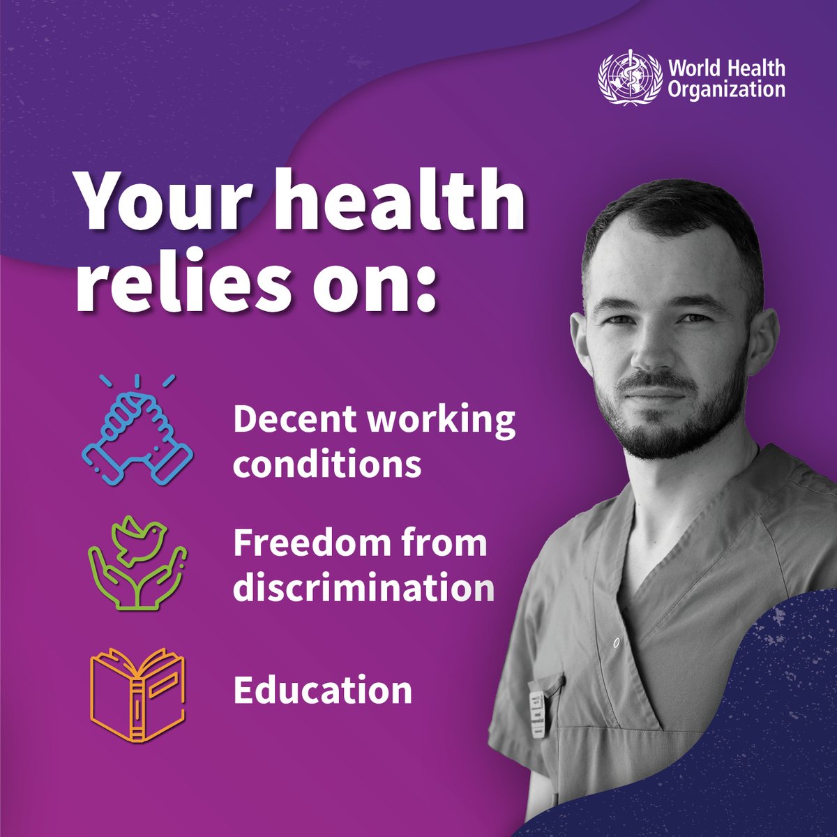 Health is included as a human right in the constitutions of 140 countries, yet billions are still denied this fundamental right in practice. It's time for action to bridge this gap. ☂️ This #WorldHealthDay and everyday, let’s fight for #MyHealthMyRight