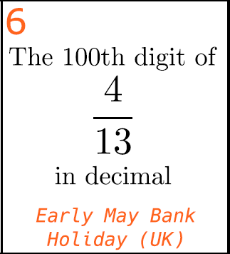 Here is today’s #dailymaths problem from _Your Daily Epsilon of Math 2024 Calendar #math