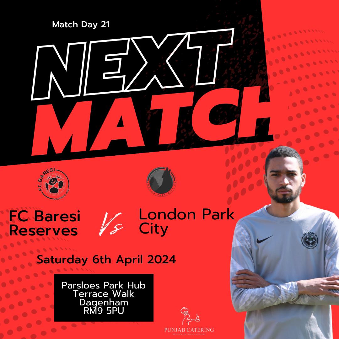 Our Ressies match has been switched to Parsioes Park this Saturday @EssexAllianceFL Primier Division West. Kick off 3.00pm