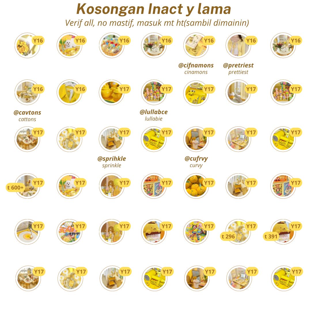wts acc kosongan y lama tweet receh

• verif all nomor luar (no mastif)
• @ mulchar
• -ssb (ganti usn)
• masuk mt, ht (sambil dimainin)
• avail  space dan communitas
   foto + vid in a tweet 

💸 10k / each

#zonauang