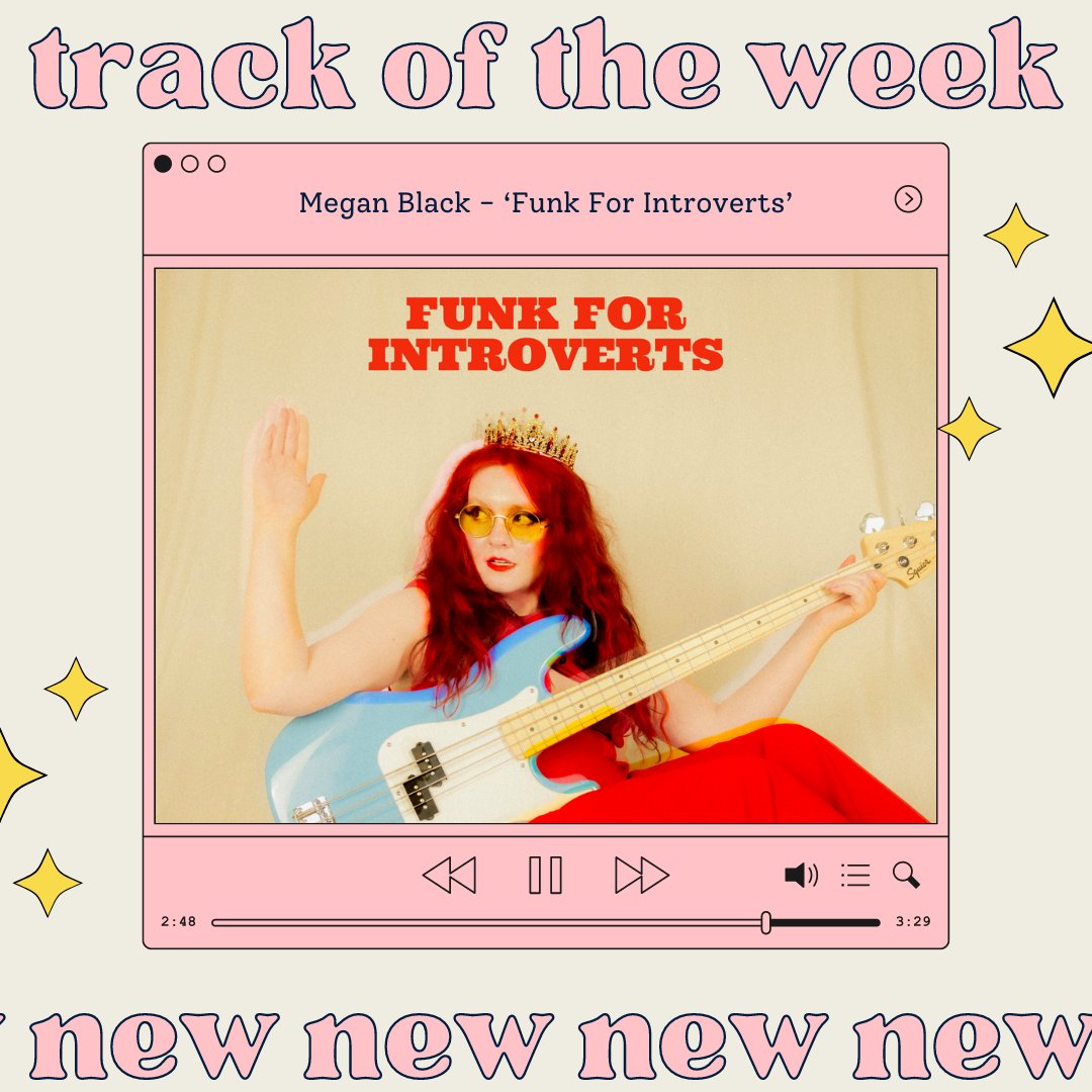 Track of The Week: Megan Black - 'Funk For Introverts' 'Funk for Introverts' fuses Megan’s 70’s rock influence with hip-hop, soul, pop, and funk – the track defies all expectations. What grasped me with this track is the openness of the lyrics. @meganblackmusic #NewMusicFriday