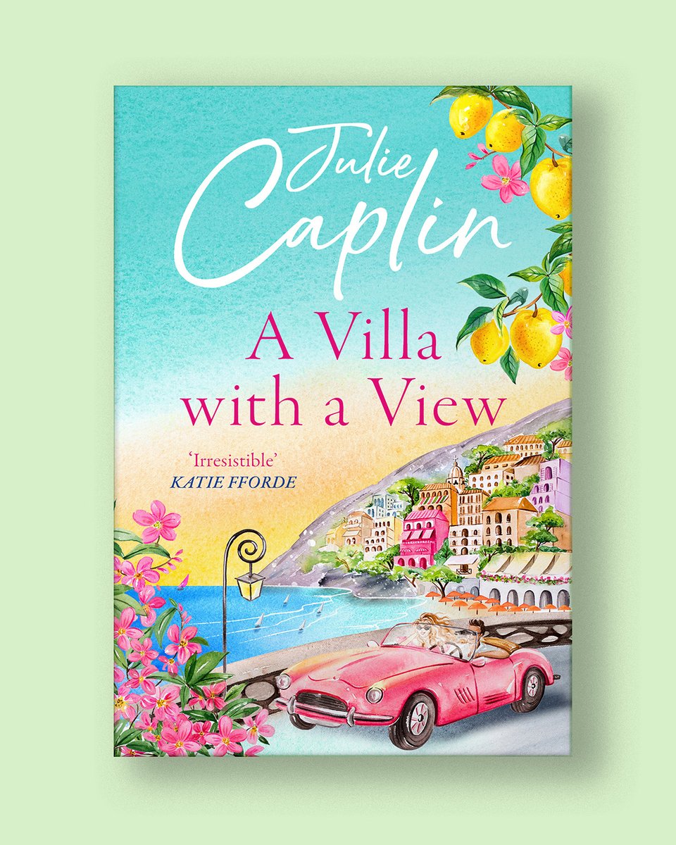 Setting the scene for romance, Enya Todd delivers cover art for Julie Caplin and @HarperCollins. See more: ow.ly/CgUK50R7bky #WEAREILLUSTRATIONX #coverart #amalficoast #publishing #watercolor #novels #romanic