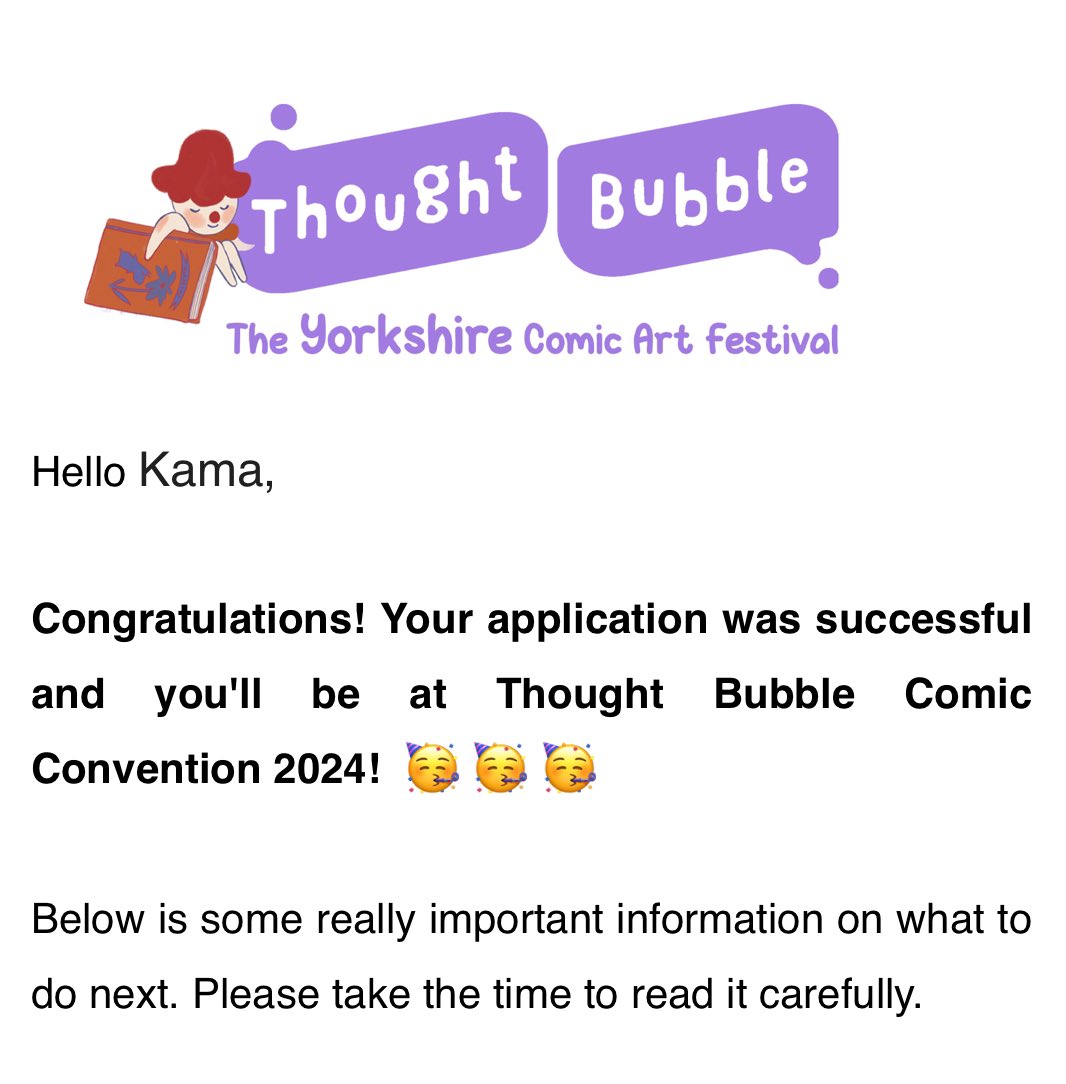 See you @ThoughtBubbleUK! Yay!!

#thoughtbubble #tbubz #womenincomics
