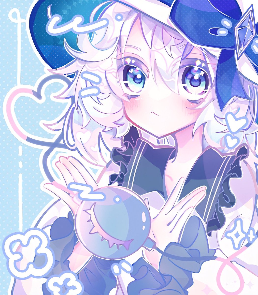 白こいしちゃそ〜
#東方プロジェクト #古明地こいし 
#白こいし