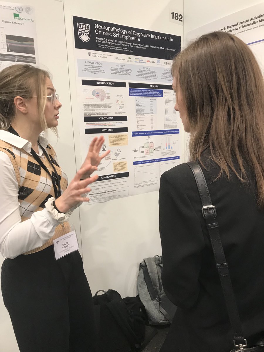 NinetLab's tweet photo. ⁦@UBC_MDPHD⁩ stdt Catie Futhey presenting her work at Schizophrenia International Research meeting in #Firenze ⁦@UBCNews⁩ ⁦@UBC_Psychiatry⁩ https://t.co/SsmTZ219PL