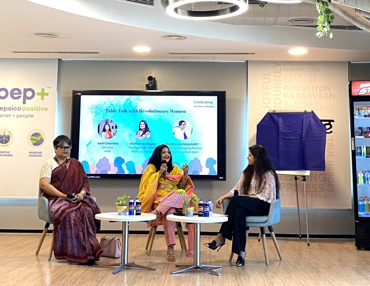 Thrilled to welcome @IasRakhee and @TheOriginalShwe as a part of PepsiCo India's Table Talk to celebrate #InternationalWomensMonth ✨ #Revolutionari #WomenEmpowerment #DareForBetter