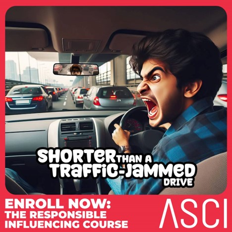 Just an easy, breezy 115 minutes is all it will take to protect yourself from pain in your influencing career later. Take the ASCI Responsible Influencing Course now to advance your career with a smile! Click here to enroll now: bit.ly/ASCIAcademy #responsibleinfluencing