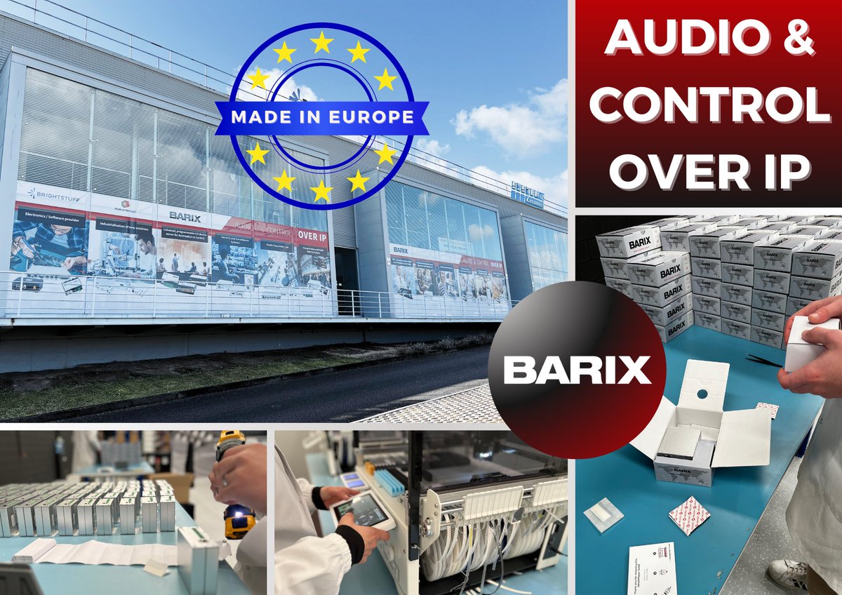 Assembling the Annuncicom MPI400 in-house streamlines production, enhancing Barix's efficiency and reducing lead times. Manufacturing in Europe ensures top quality and supports efforts to minimize carbon footprint in deliveries.

#madeineurope
#audiosolutions
#audioengineering