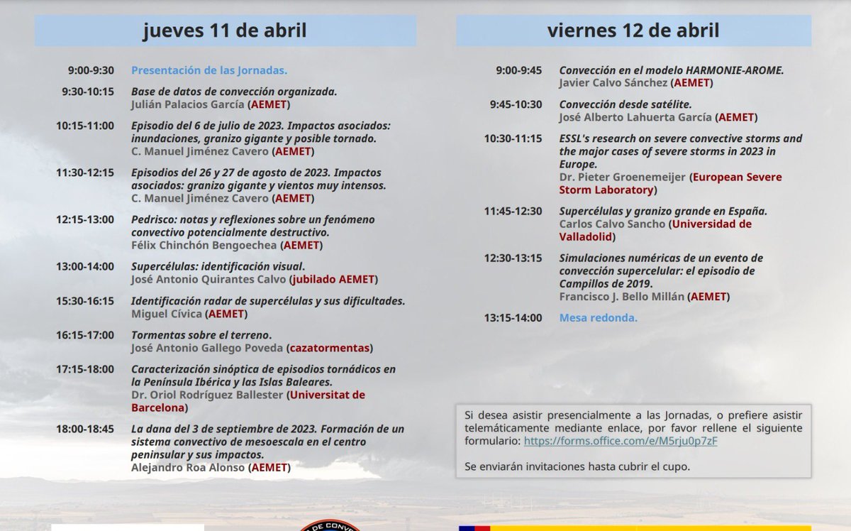 Desde el Ministerio de Transición se han CENSURADO estas jornadas científicas organizadas por AEMET por no haber paridad entre hombres y mujeres. 

Censurado por alguien que desconoce por completo este mundo en concreto y las personas que trabajan en él.