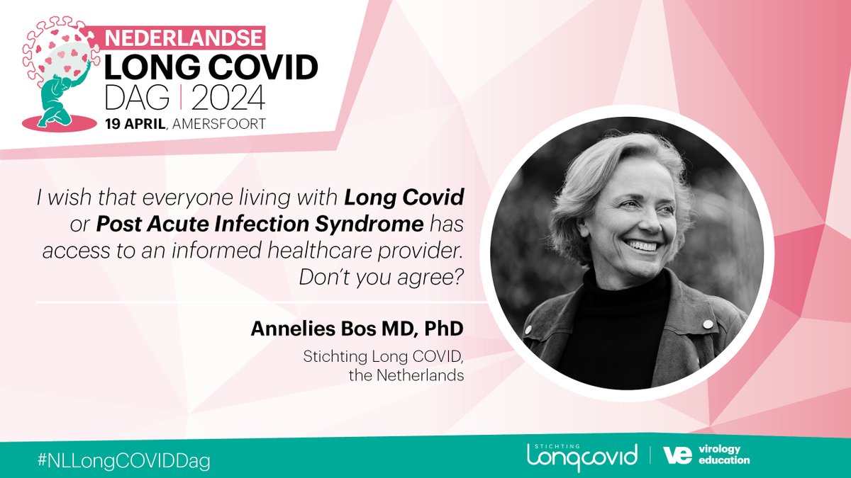 📣Last chance to sign up for the #NLLongCOVIDDag!

Join this much-anticipated meeting on 19 April - either in person or virtually. Get ready for engaging presentations, discussions, breakout sessions, & networking opportunities.

Register 👉amededu.co/3PQBOQl

#LongCovid