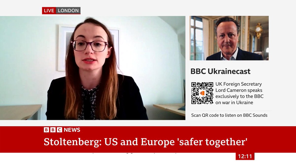 BFPG Director @EvieAspinall_ spoke to BBC News earlier today to mark the 75th anniversary of NATO, taking stock of its current priorities and exploring what lies ahead. For more thoughts, take a look at BFPG's blog commemorating the milestone anniversary: bfpg.co.uk/2024/04/75-yea…