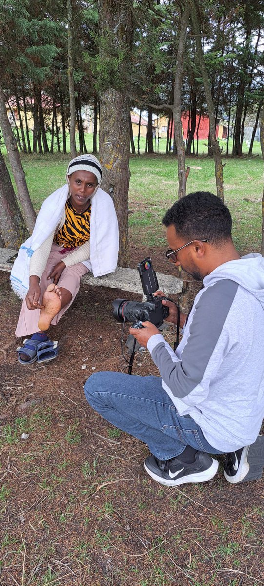 Today the team is in Desse 🇪🇹 visiting #mycetoma patients at the Boru Meda General Hospital. Patients from the region & as far as the South Western part have been travelling to access treatment at the facility. #beatNTDs