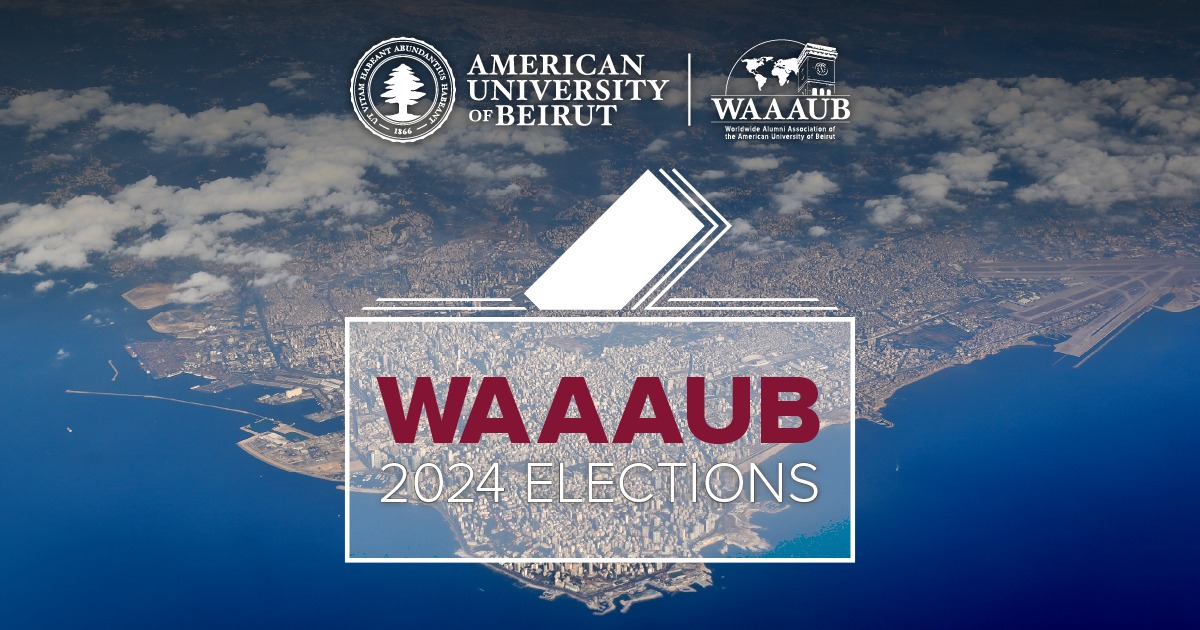 Alumni, you should have received your WAAAUB 2024 Elections ballot on April 2. Please check your inboxes! Didn’t receive it? Reach out and let us know at waaaubnomcom@aub.edu.lb. The deadline to request a ballot is April 11! #AUBVotes alumni.aub.edu.lb/WAAAUB2024Elec…