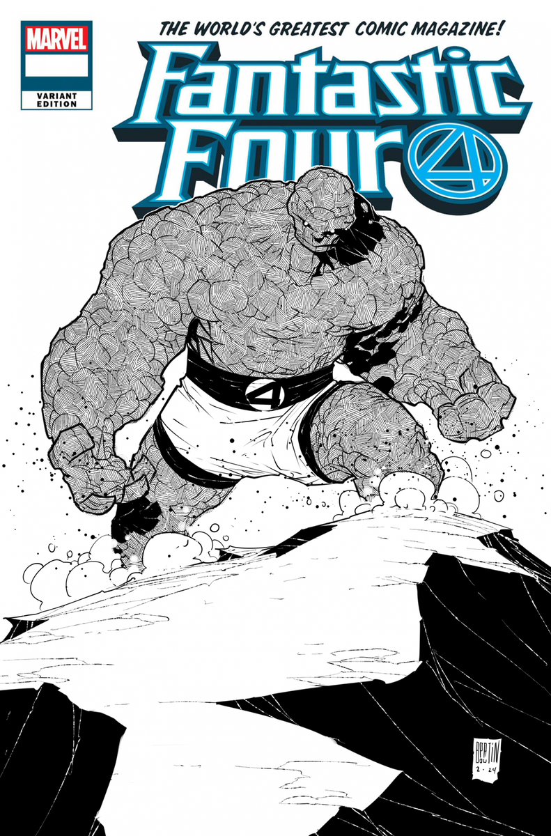 THING_20240404... Fan Art de «The Thing», des Fantastic Four.... #FantasticFour #Thing #TheThing #MarvelComics #Marvel #Ben #BenGrimm