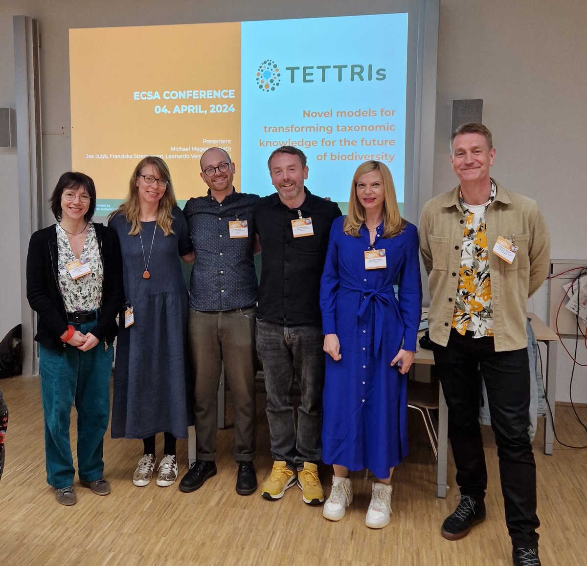 @EuCitSci conference is on day 2 in Vienna. This morning we held a #TETTRIsEU workshop on novel methods of engagement #CitizenScientists with #taxonomy. This is important for monitoring #biodiversity and transferring knowledge to the next generation of #taxonomists #ECSA2024