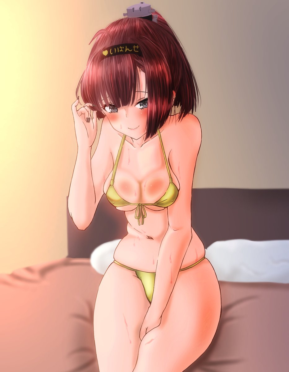 秋月(艦これ) 「おSkebで描かせていただいた秋月ちゃんですこれには先輩もドキッとして吸い寄せら」|ベルクート@艦これ絵描きのイラスト