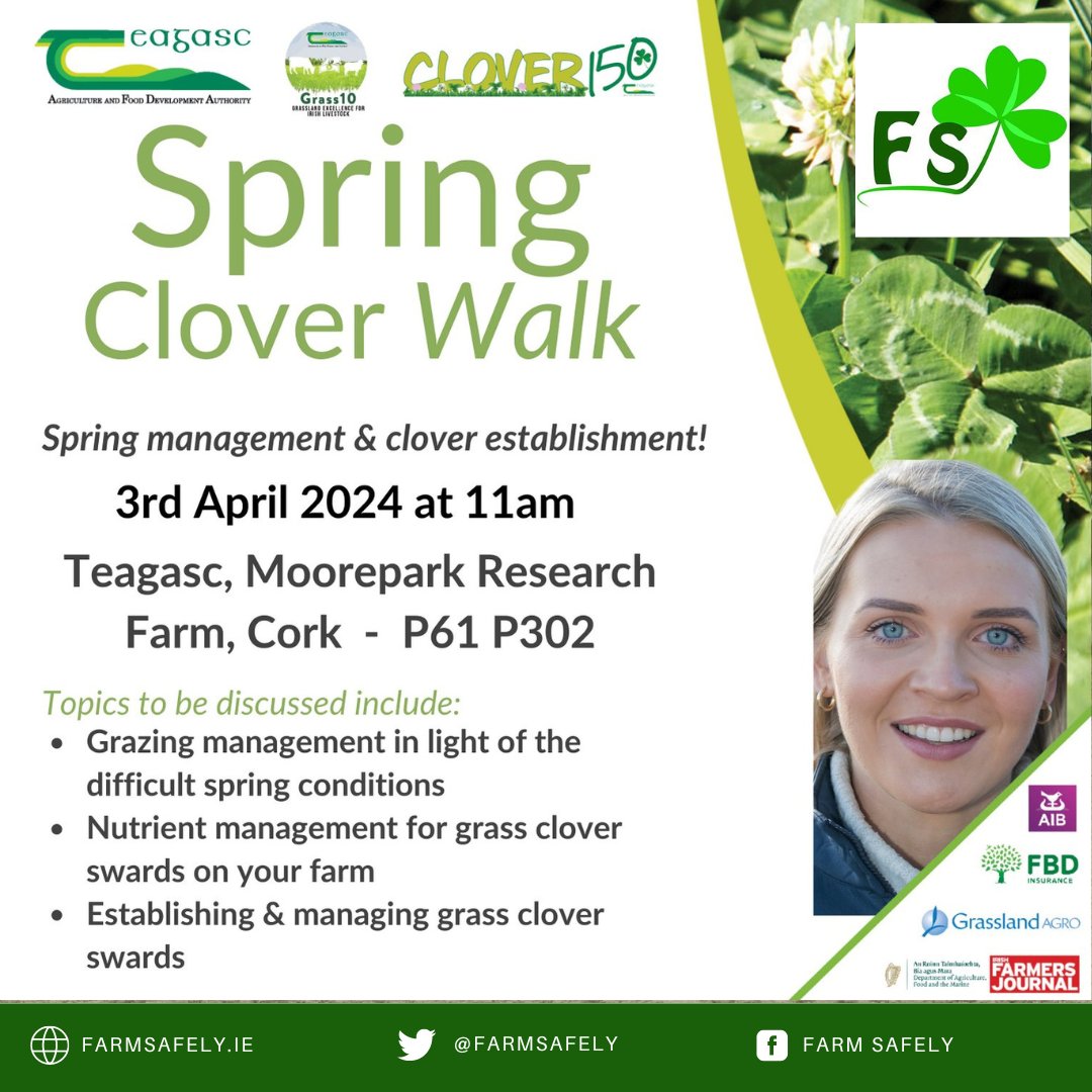 Grass10 Spring Farm Walks Scheduled for this Spring
<a href="/TeagascGrass10/">TeagascGrass10</a>

Read more: farmsafely.ie/grass10-spring…

#Spring #Agriculture #Grazing #Grass10
