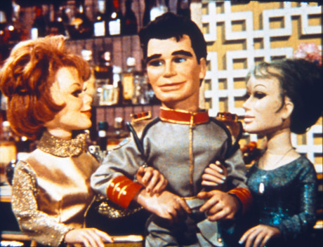 A tempestuous triangle. Captain Troy is infatuated by the mute Marina, much to the annoyance of Lois Maxwell's jealous Atlanta. Love can be complicated, even in the world of Supermarionation.