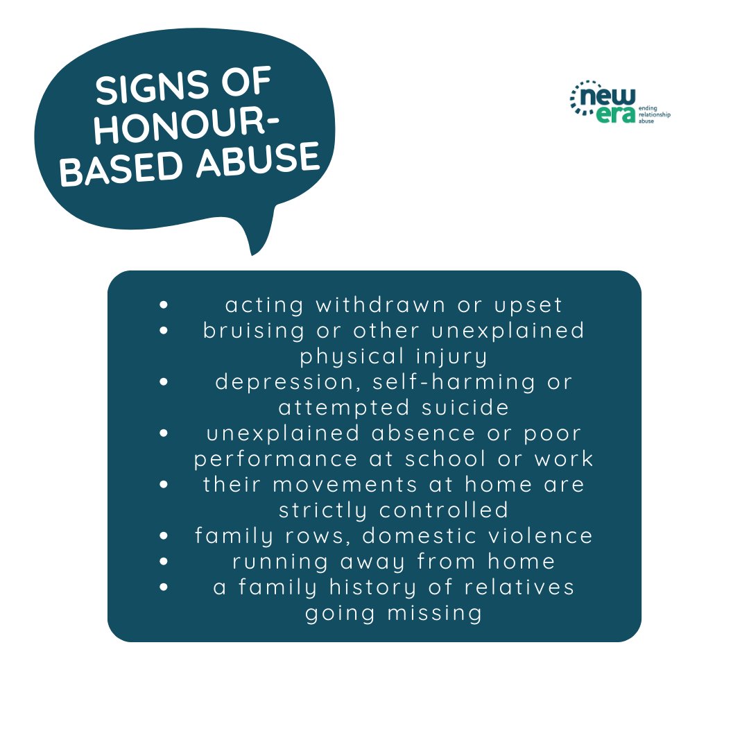 Honour-based abuse occurs when a family member thinks the victim has shamed the family, leading to various forms of abuse, including violence. The @knfmhbv charity is committed to ending honour-based abuse in the UK. They’re there to help anyone affected. #abuseawareness