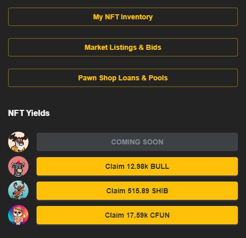 DerBro (@derbro87) on Twitter photo <a href="/MantraProtocol/">Mantra Protocol | Minting *Teh Toros* in Shibarium</a> just added #StakingReward claims from within #Mantra for #DorkWadz, #DWHolidaze, #PunkApes and #ShibariumPups.
Enjoy the comfort of having all your #NFT #Yield in a single place! <a href="/MantraProtocol/">Mantra Protocol | Minting *Teh Toros* in Shibarium</a> just added #StakingReward claims from within #Mantra for #DorkWadz, #DWHolidaze, #PunkApes and #ShibariumPups.
Enjoy the comfort of having all your #NFT #Yield in a single place!
